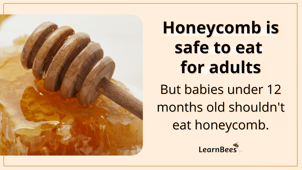 honeycomb is safe to eat for adults