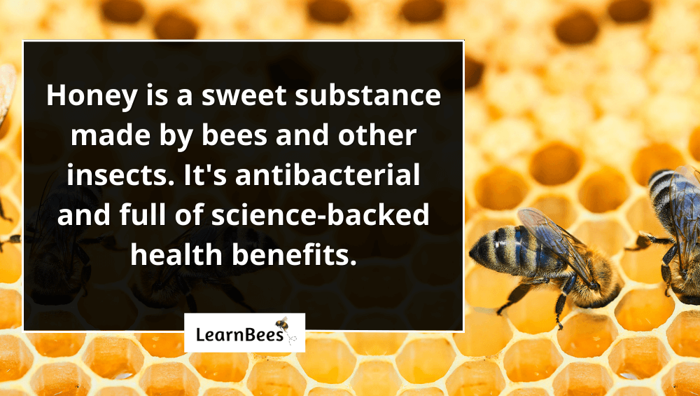 is honey bee vomit?