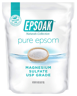 Epsom salt for removing bee stingers under skin