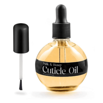 Milk and honey cuticle oil for healthy nail care