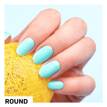 round nail shape