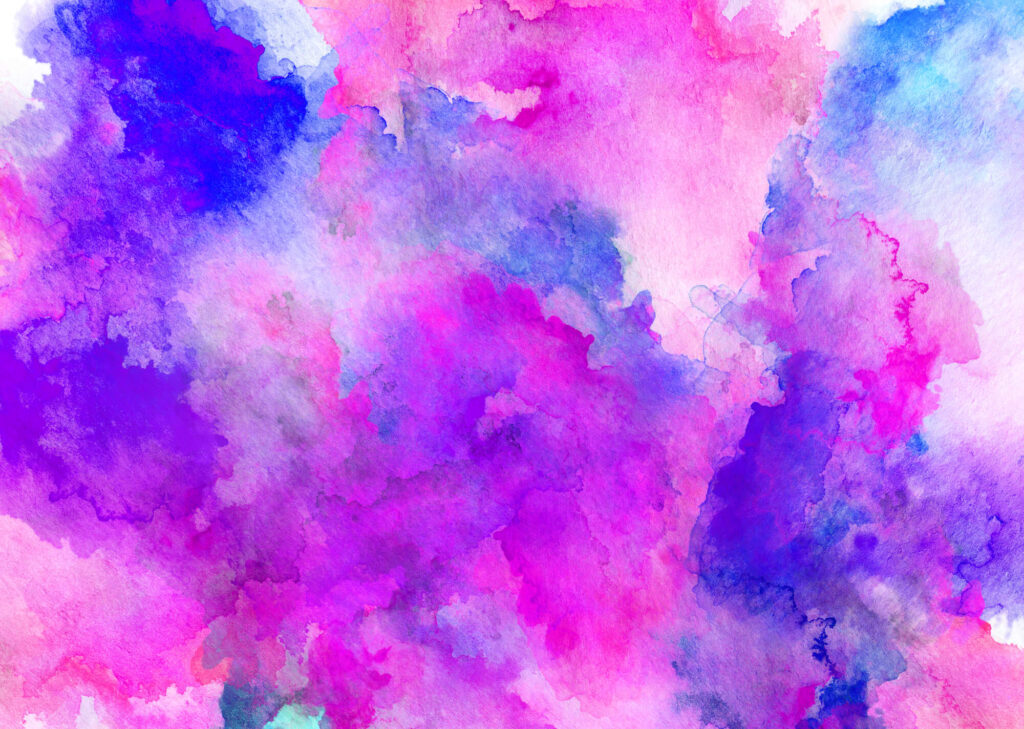 purple and blue watercolor
